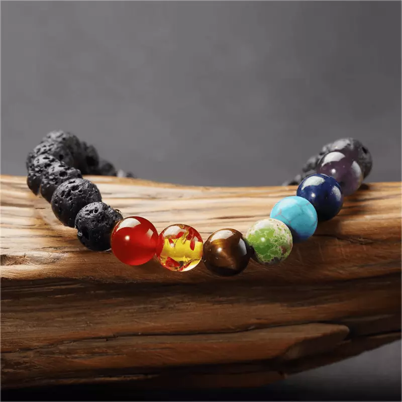 Pulsera 7 Chakras disponible en Yaxa Mexico